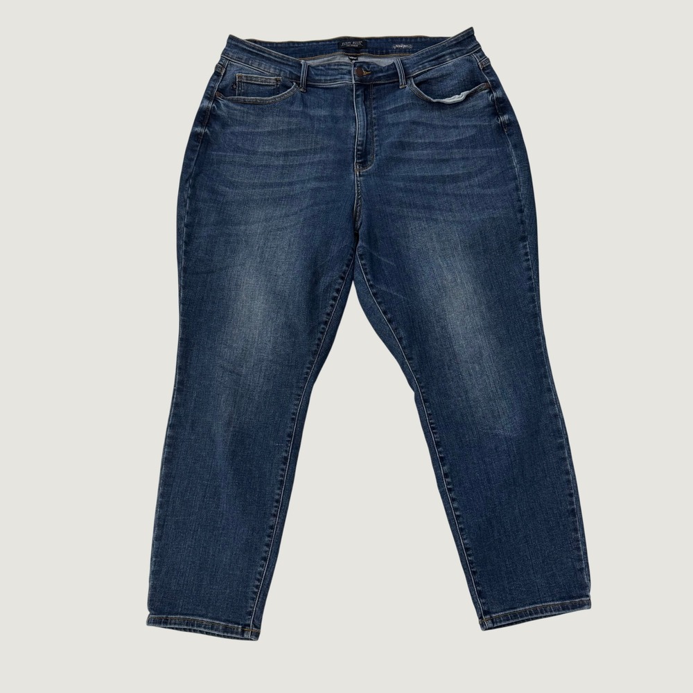 Judy Blue Los Angeles Slim Fit Jeans Dark Wash Stretch Denim 20W